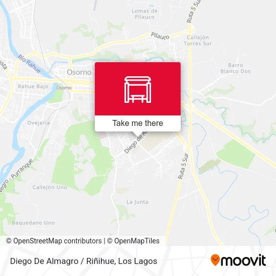 Mapa de Diego De Almagro / Riñihue