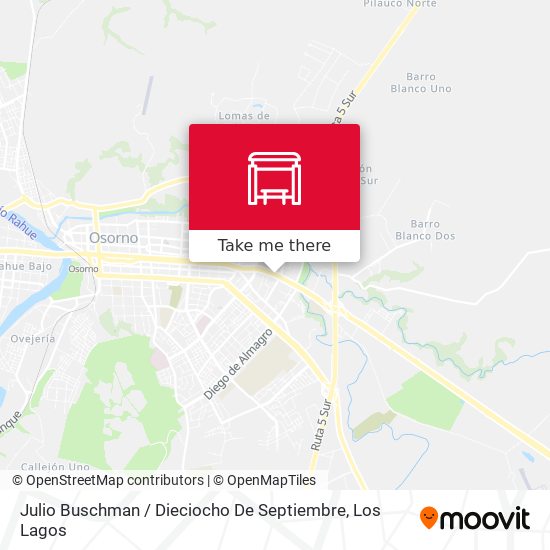 Julio Buschman / Dieciocho De Septiembre map