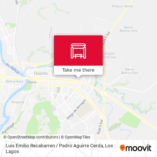Luis Emilio Recabarren / Pedro Aguirre Cerda map