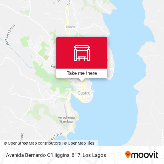 Mapa de Avenida Bernardo O`Higgins, 817