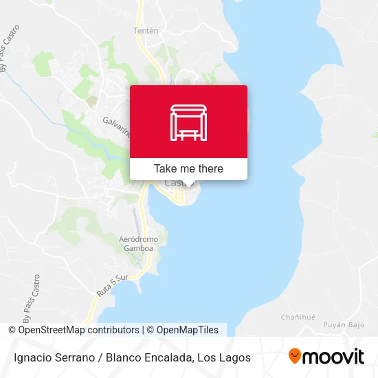 Mapa de Ignacio Serrano / Blanco Encalada