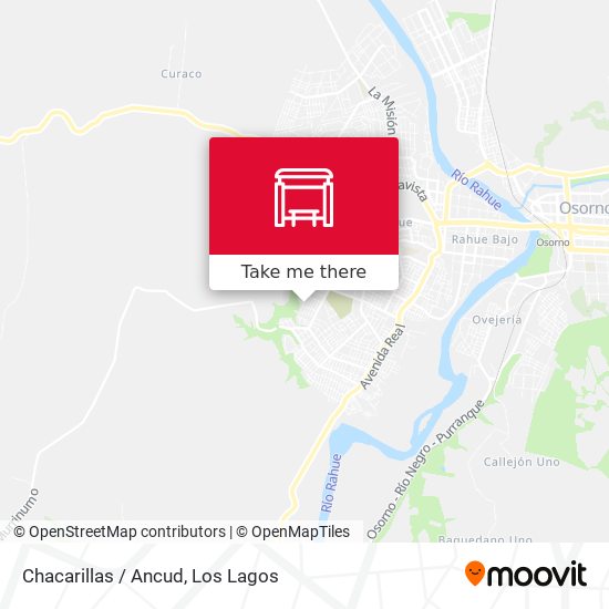 Chacarillas / Ancud map