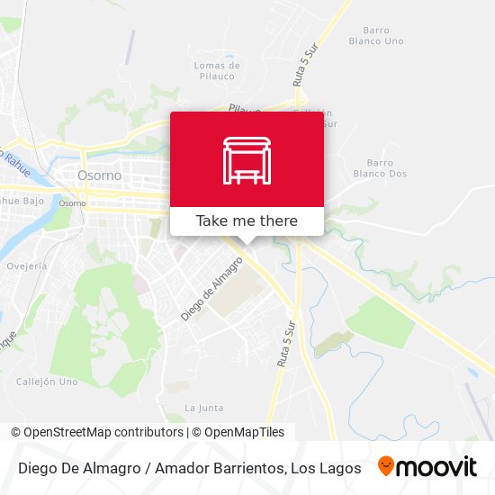 Diego De Almagro / Amador Barrientos map