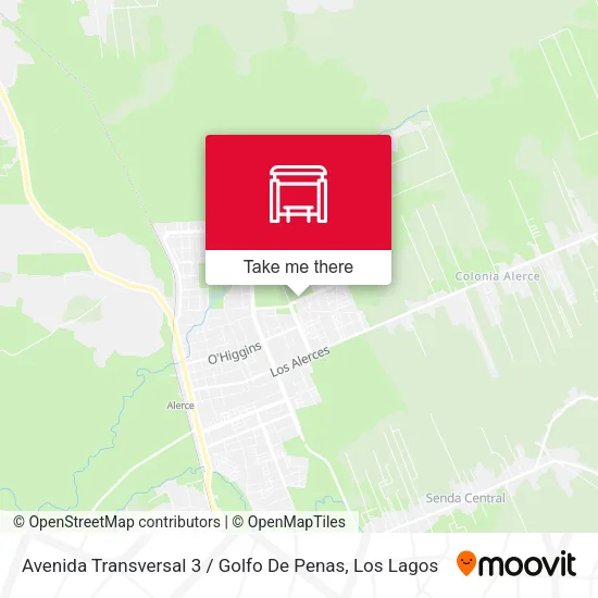 Mapa de Avenida Transversal 3 / Golfo De Penas