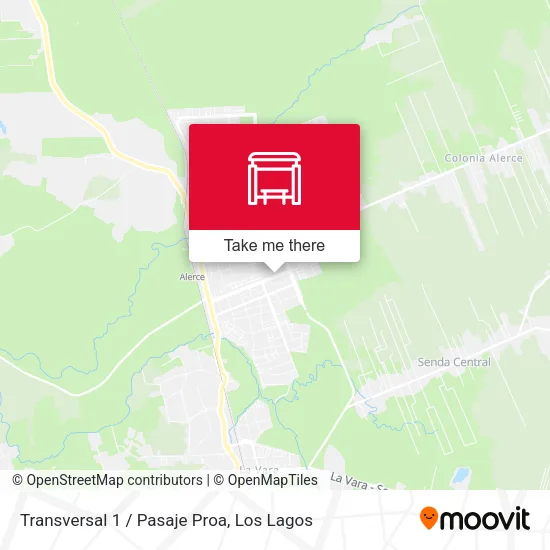 Transversal 1 / Pasaje Proa map
