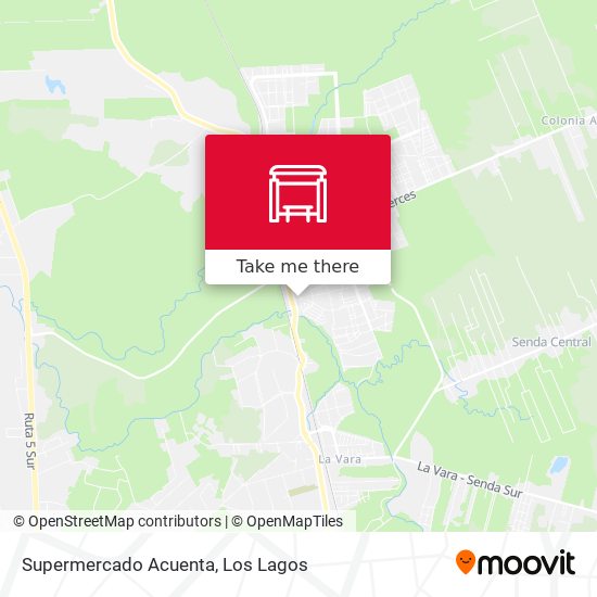 Supermercado Acuenta map