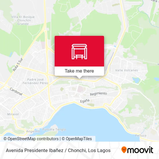Avenida Presidente Ibañez / Chonchi map