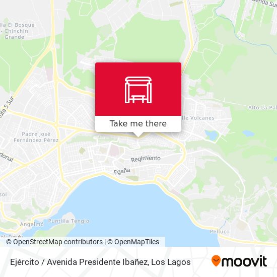 Ejército / Avenida Presidente Ibañez map
