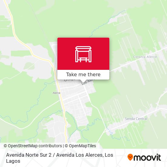 Mapa de Avenida Norte Sur 2 / Avenida Los Alerces