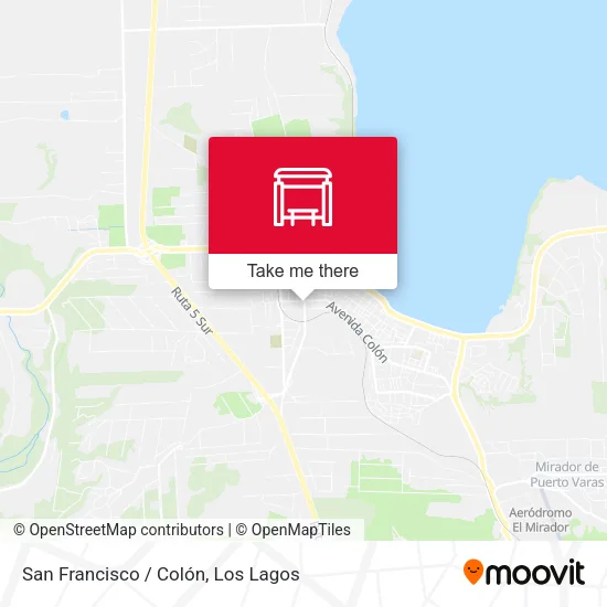 Mapa de San Francisco / Colón
