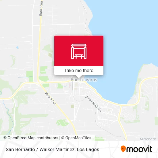 Mapa de San Bernardo / Walker Martinez