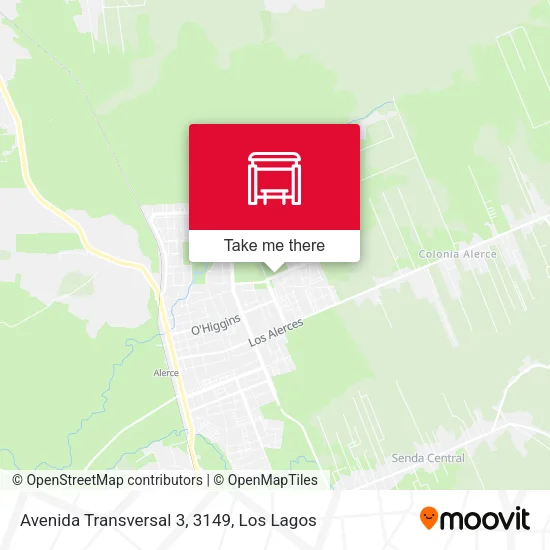 Mapa de Avenida Transversal 3, 3149