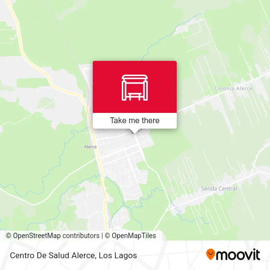 Centro De Salud Alerce map