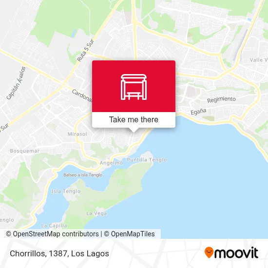 Chorrillos, 1387 map