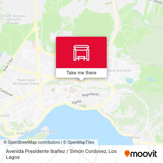 Mapa de Avenida Presidente Ibañez / Simón Cordovez