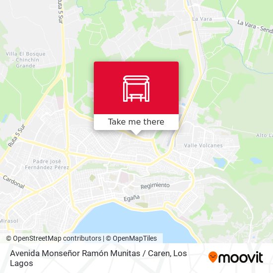 Avenida Monseñor Ramón Munitas / Caren map