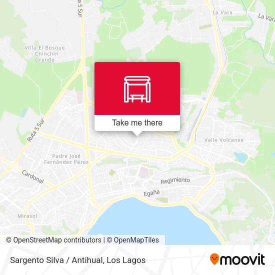 Mapa de Sargento Silva / Antihual