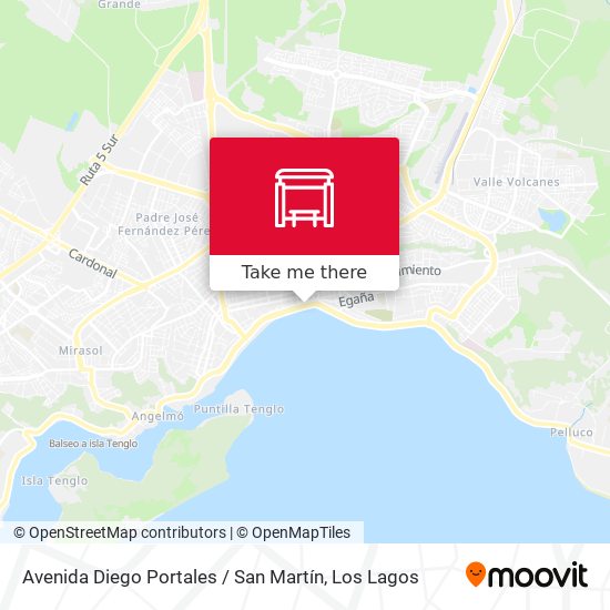 Avenida Diego Portales / San Martín map