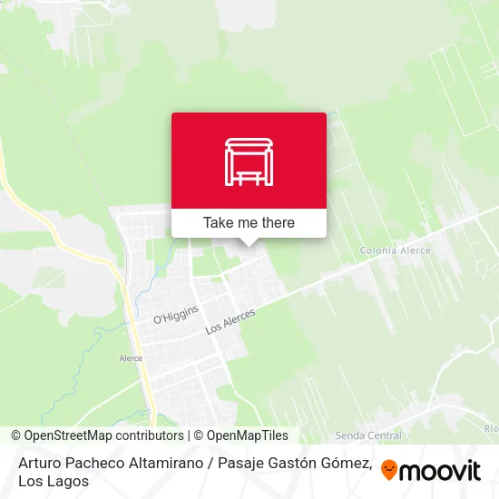 Arturo Pacheco Altamirano / Pasaje Gastón Gómez map