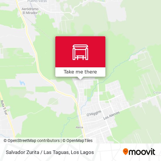 Salvador Zurita / Las Taguas map