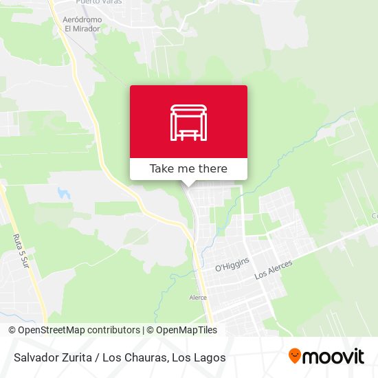 Salvador Zurita / Los Chauras map