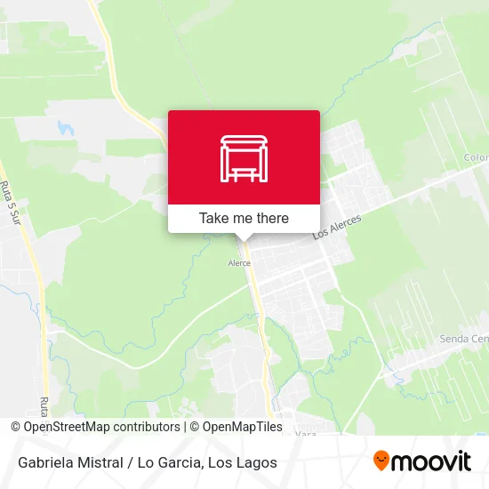 Mapa de Gabriela Mistral / Lo Garcia