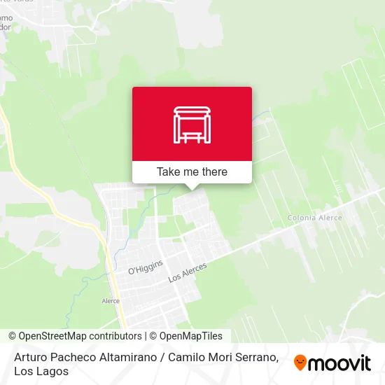 Mapa de Arturo Pacheco Altamirano / Camilo Mori Serrano