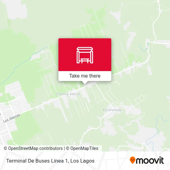Mapa de Terminal De Buses Línea 1