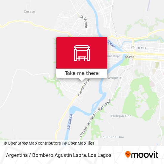 Argentina / Bombero Agustín Labra map