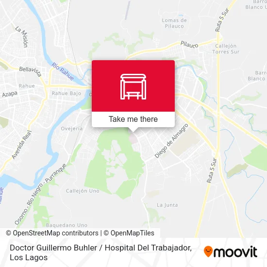 Mapa de Doctor Guillermo Buhler / Hospital Del Trabajador