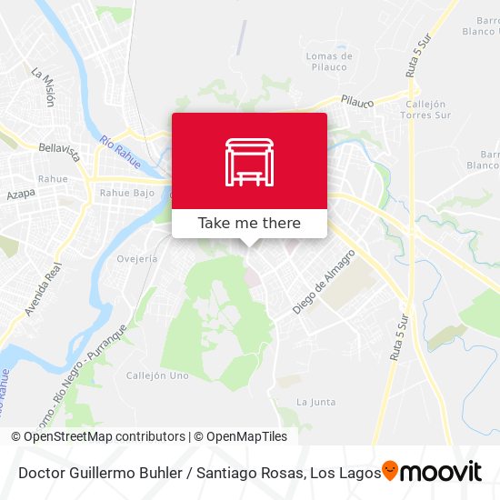 Doctor Guillermo Buhler / Santiago Rosas map