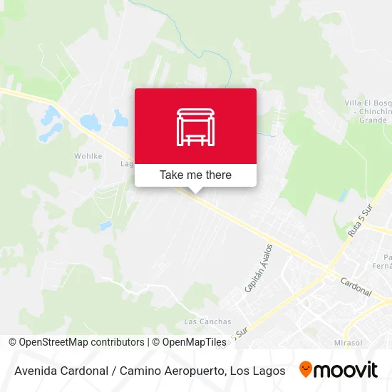 Avenida Cardonal / Camino Aeropuerto map