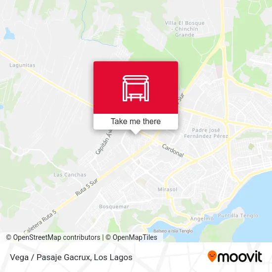 Vega / Pasaje Gacrux map