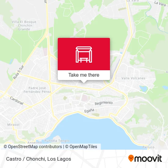 Mapa de Castro / Chonchi