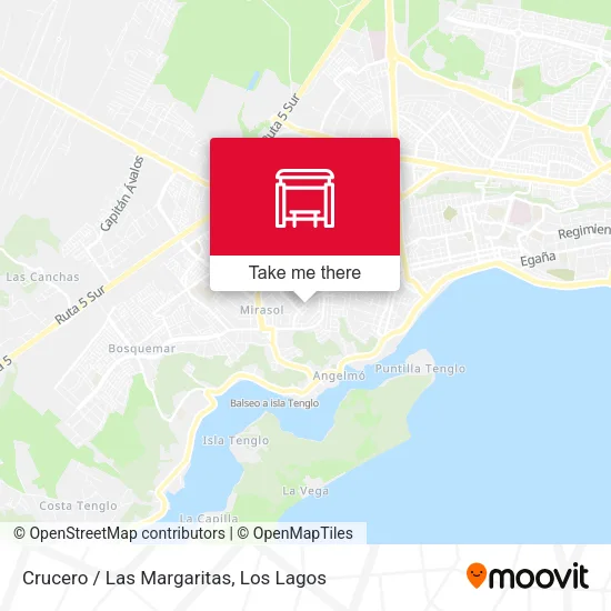 Mapa de Crucero / Las Margaritas