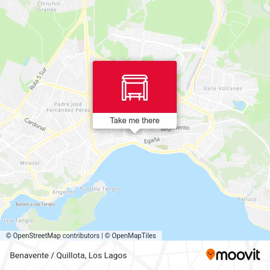 Benavente / Quillota map