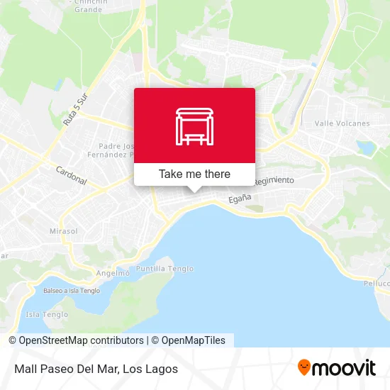 Mapa de Mall Paseo Del Mar