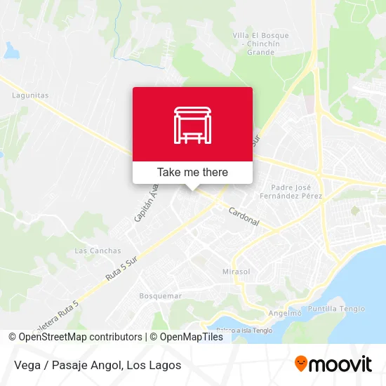 Mapa de Vega / Pasaje Angol