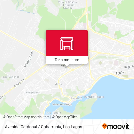 Mapa de Avenida Cardonal / Cobarrubia