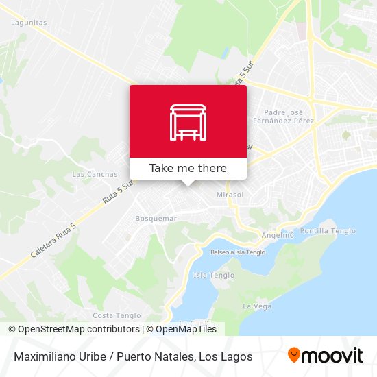 Maximiliano Uribe / Puerto Natales map