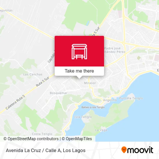 Avenida La Cruz / Calle A map