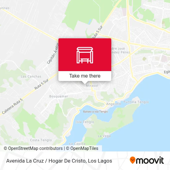 Avenida La Cruz / Hogar De Cristo map