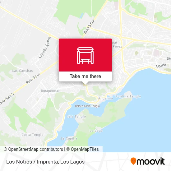 Los Notros / Imprenta map