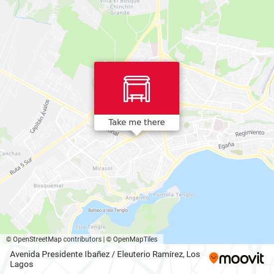 Avenida Presidente Ibañez / Eleuterio Ramírez map