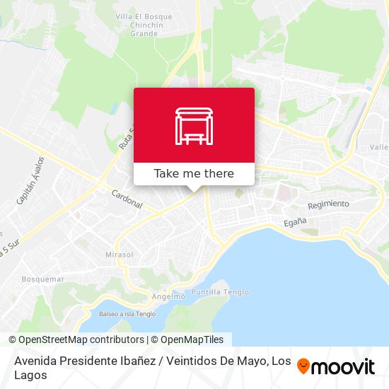 Avenida Presidente Ibañez / Veintidos De Mayo map