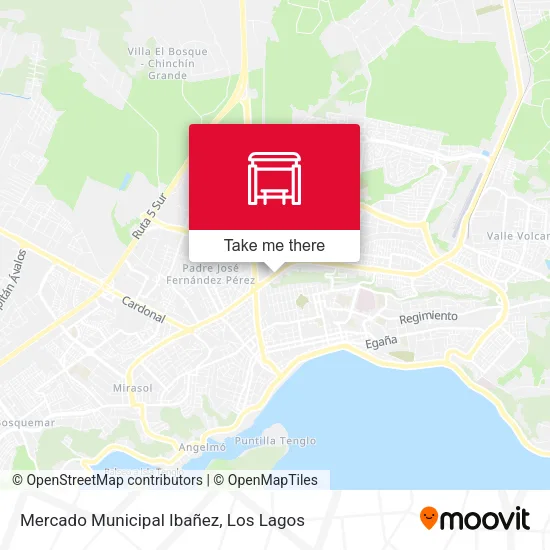 Mapa de Mercado Municipal Ibañez