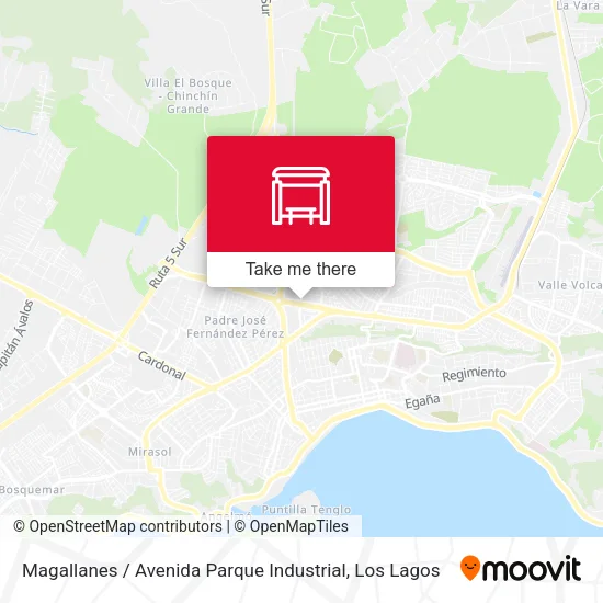 Mapa de Magallanes / Avenida Parque Industrial