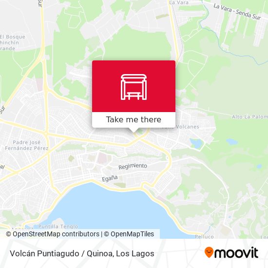 Volcán Puntiagudo / Quinoa map