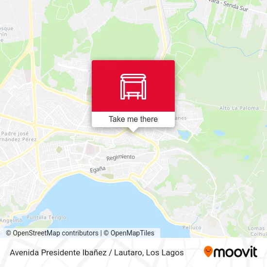 Mapa de Avenida Presidente Ibañez / Lautaro
