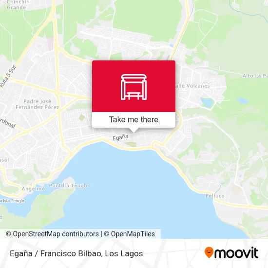 Egaña / Francisco Bilbao map